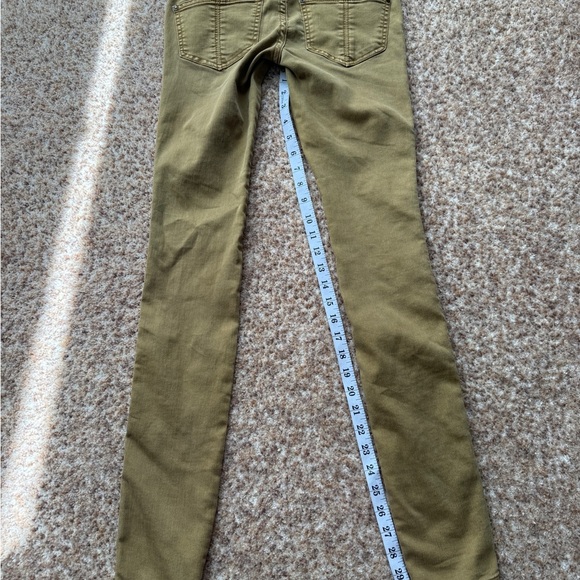Free People Khaki Skinny Jeans - Picture 2 of 4